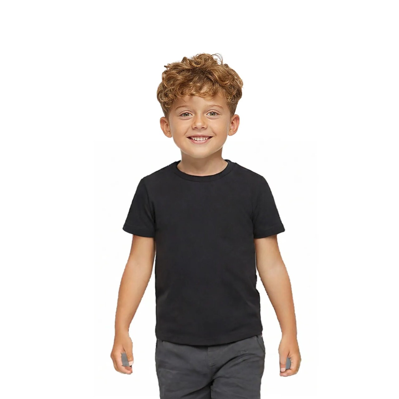 BELLA+CANVAS Toddler Jersey Crew Neck Short Sleeve Tee Soft Cotton Kids Shirt Everyday Wear 3001T